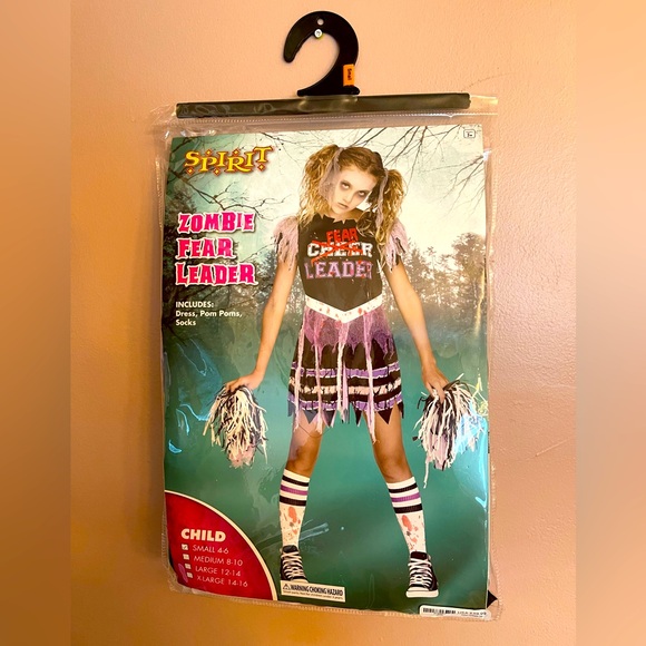 Zombie Cheerleader child size S 4-6 - Picture 1 of 3